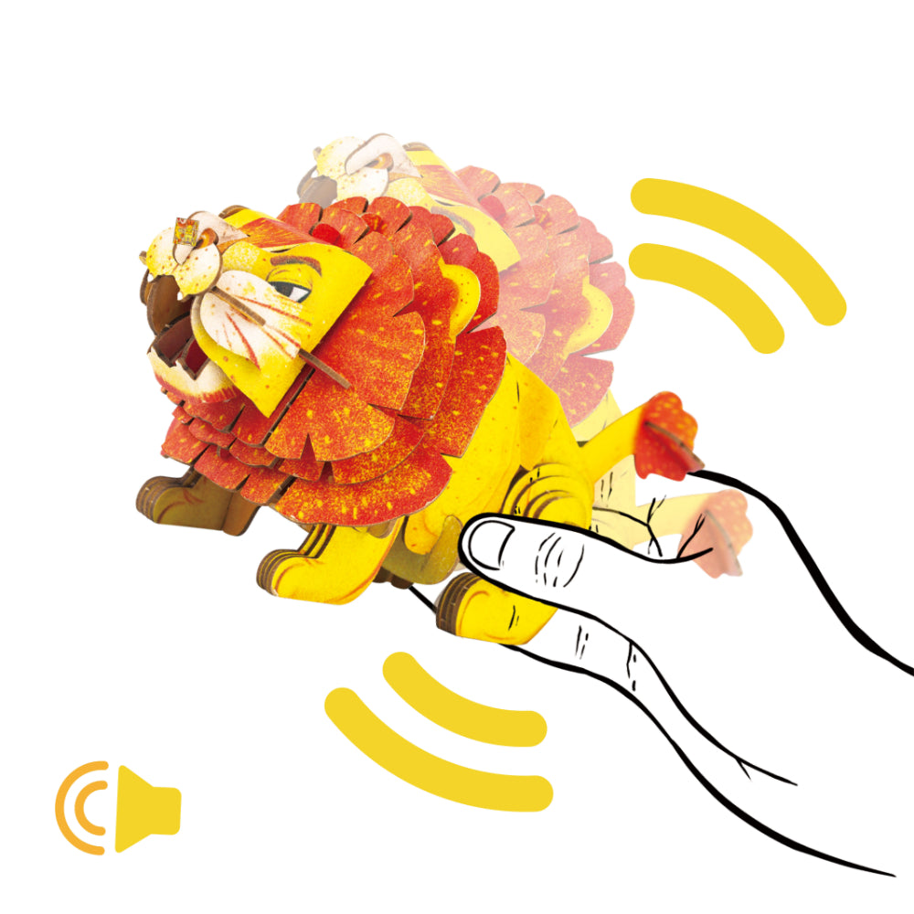 Lion - Build 'n' Sound 3D Puzzle