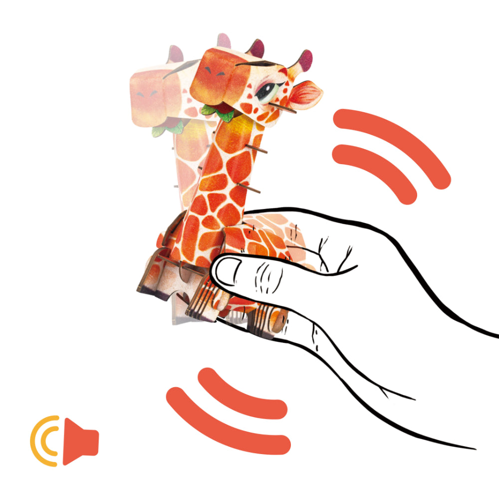 Giraffe - Build 'n' Sound 3D Puzzle