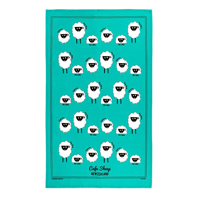 Cafe Sheep Tea Towel