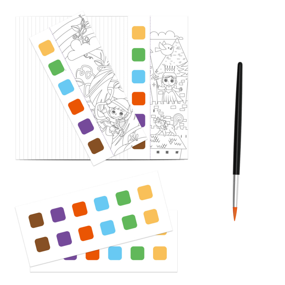 Classical Fairy Tales - Pocket Water Colour Painting Book