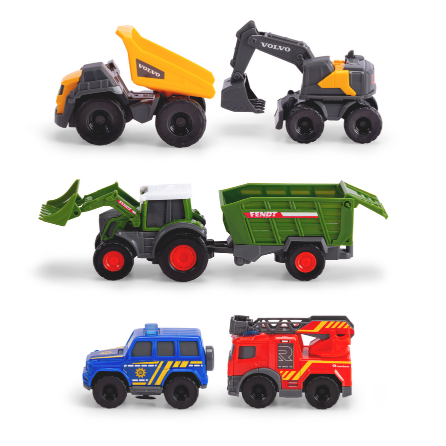 Dickie Micro City Team - Toy Vehicle Set