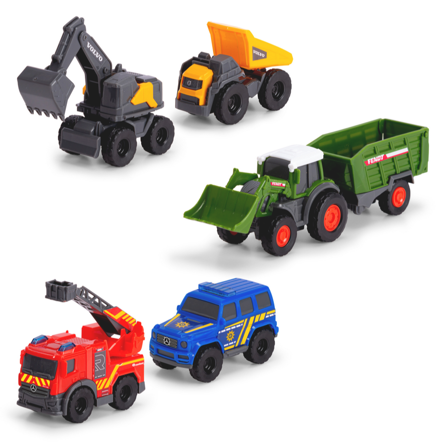Dickie Micro City Team - Toy Vehicle Set