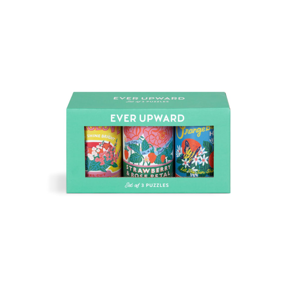 Ever Upward Set of 3 Puzzles in Tins