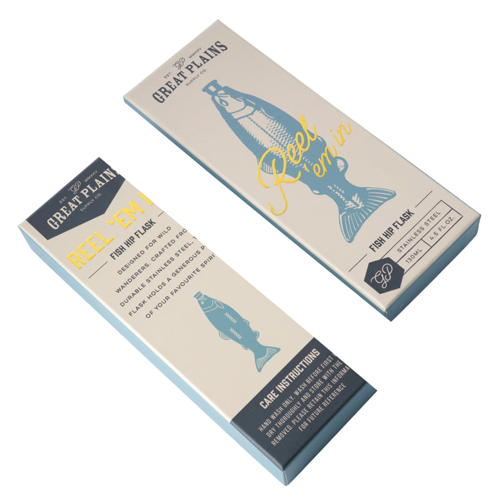 Great Plains - Fish Hip Flask
