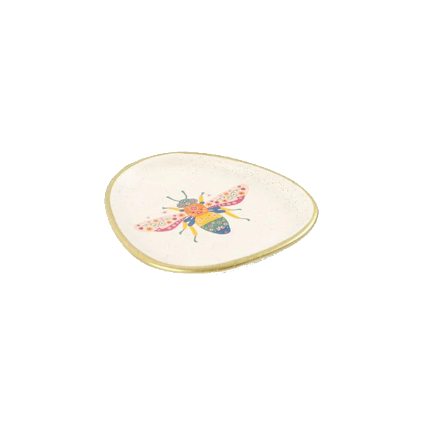 Floral Bug - Trinket Dish - Flying Bug