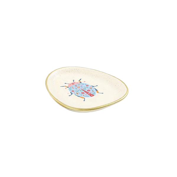 Floral Bug - Trinket Dish - Beetle