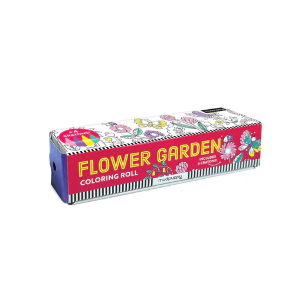 Flower Garden - Mini Colouring Roll