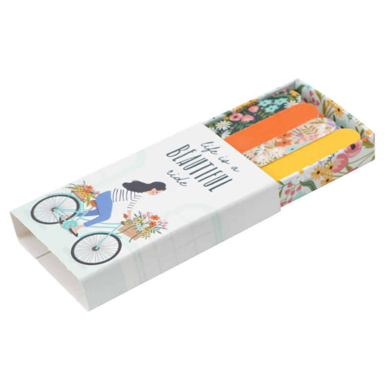 Matchbox Nail Files - The Flower Market