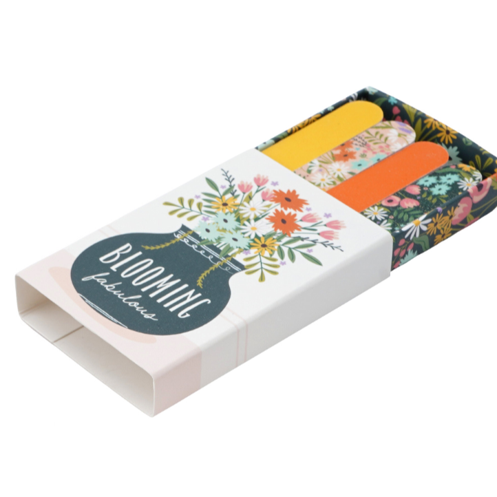 Matchbox Nail Files - The Flower Market