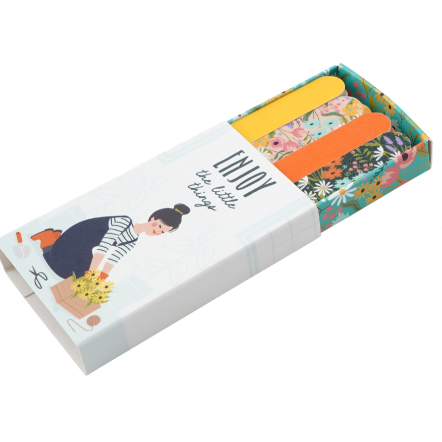 Matchbox Nail Files - The Flower Market