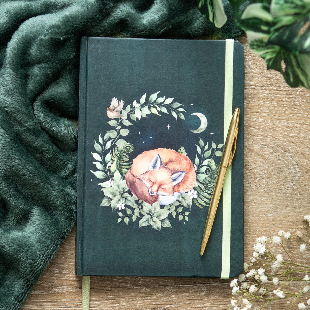 Friends & Fawn A5 Notebook - Sleeping Fox