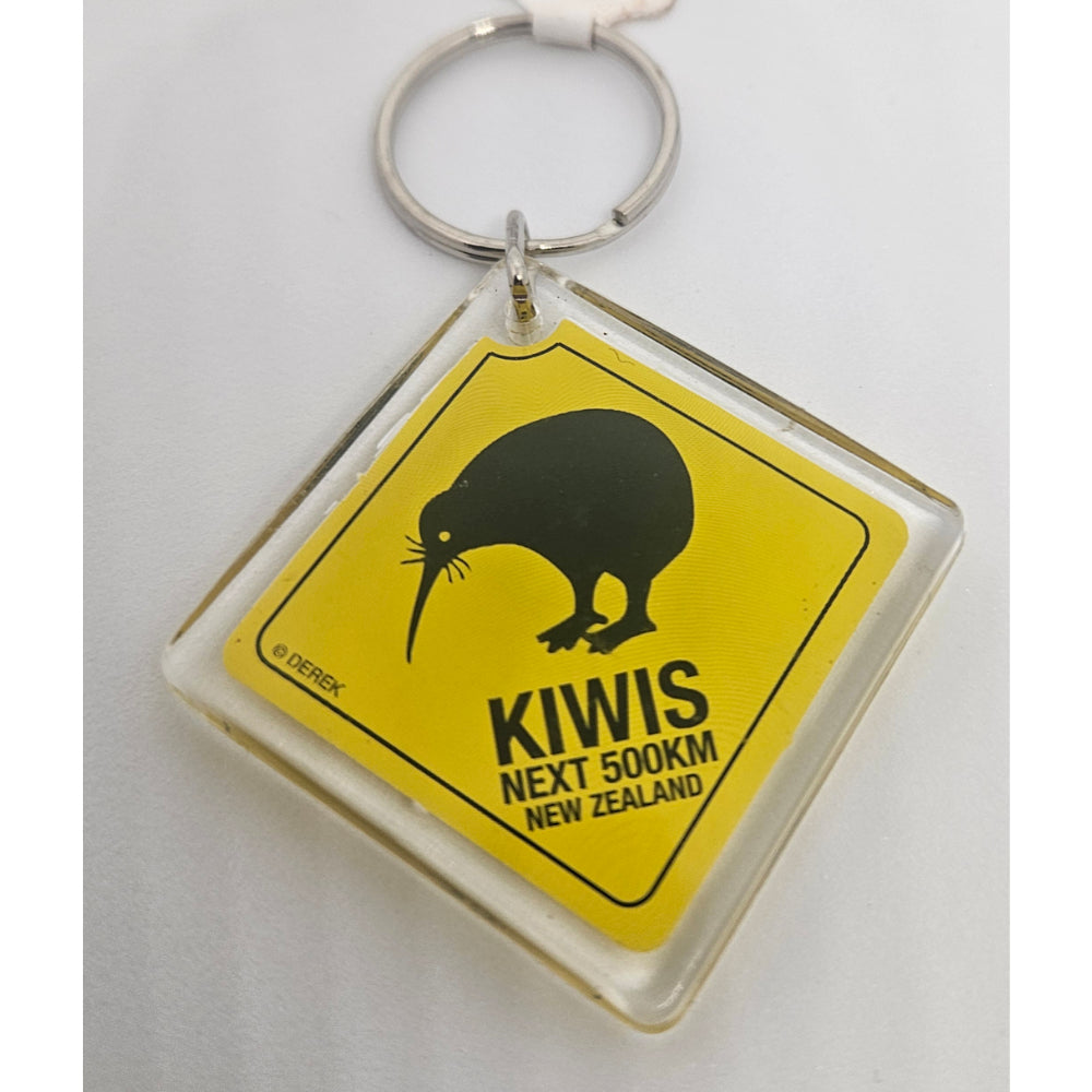 Kiwi Crossing Keyring