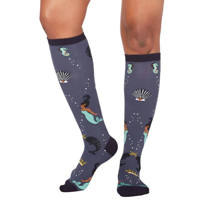 Deep Sea Queen - Women's Knee Length Socks
