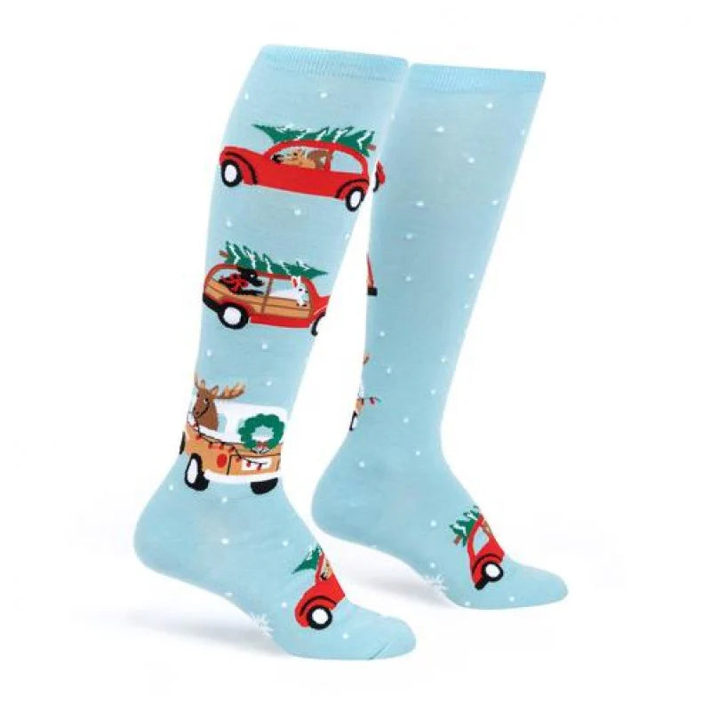 Treemendous Adventure - Women's Knee Length Socks