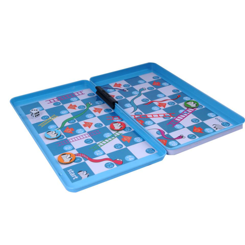 Snakes and Ladders - Travel Game in a Tin