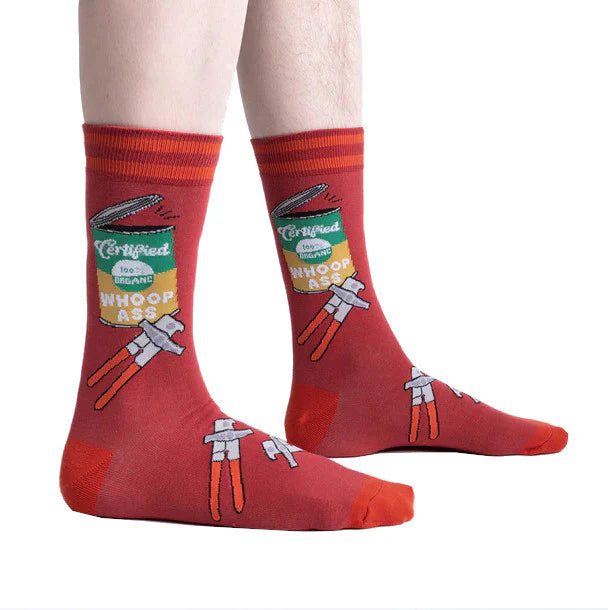 Opening a Can - Men's Crew Socks