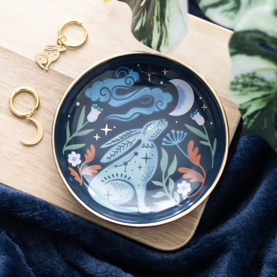 Midnight Hare - Trinket Dish