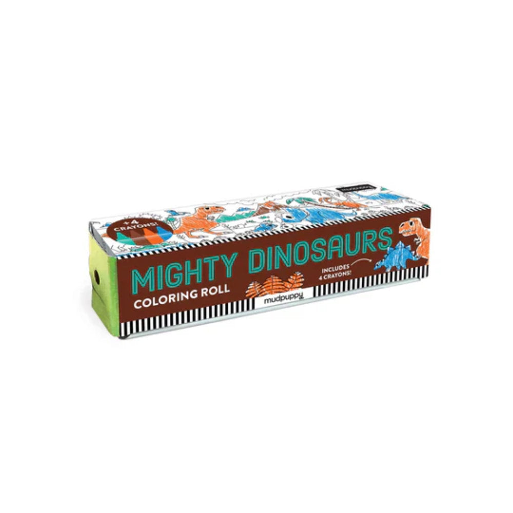 Mighty Dinosaurs - Mini Colouring Roll