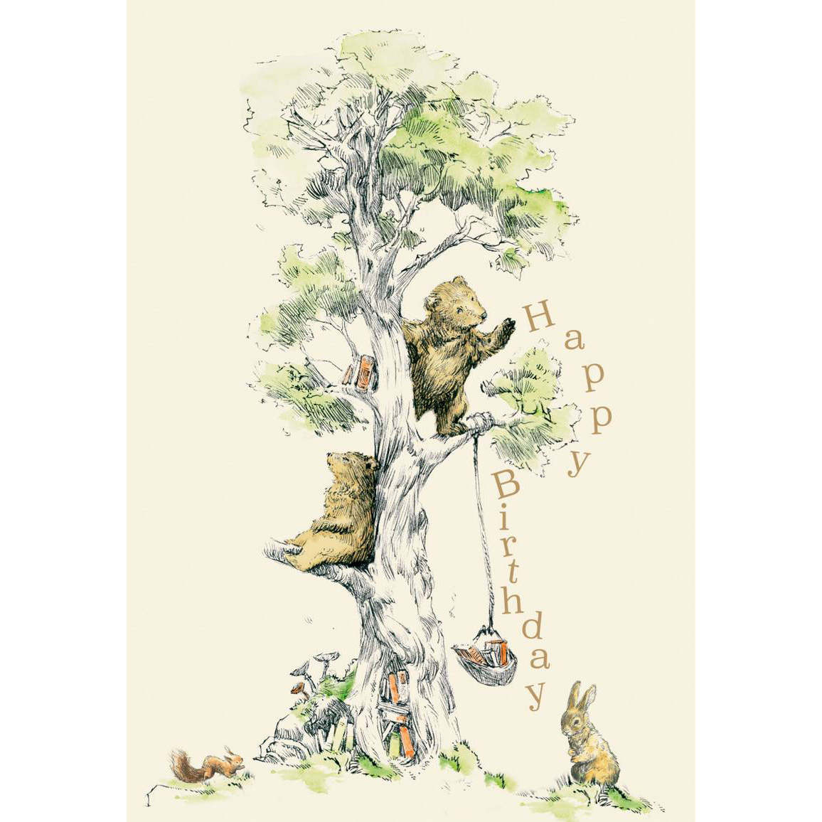Card - Library Tree - Petite