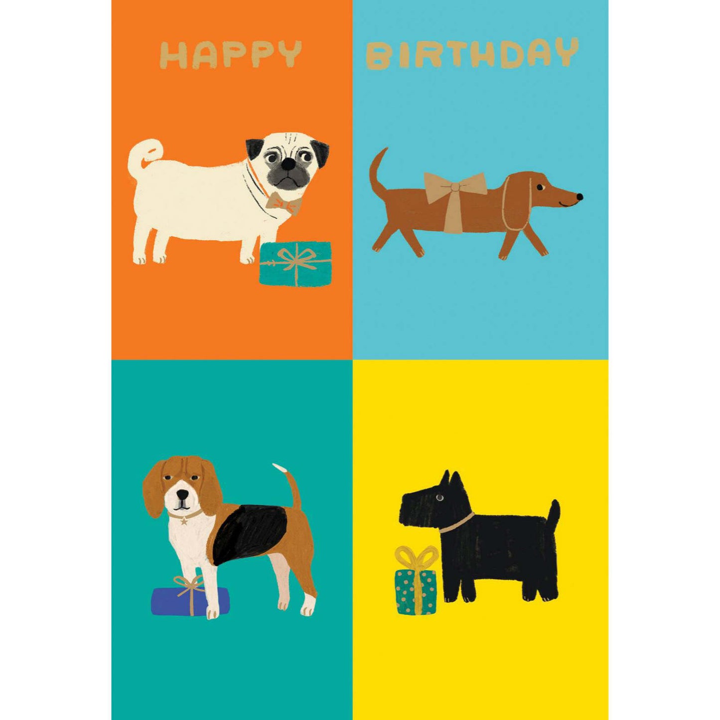 Card - Dog Checkerboard - Petite