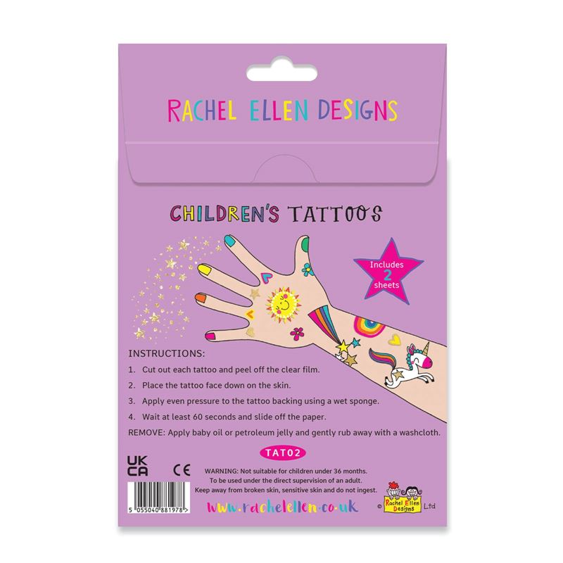 Magical Unicorns - Temporary Tattoos