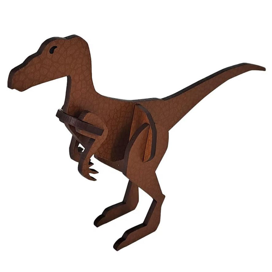 Wooden Kitset Model - Velociraptor