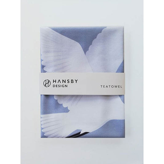 White Heron Tea Towel - Hansby Design