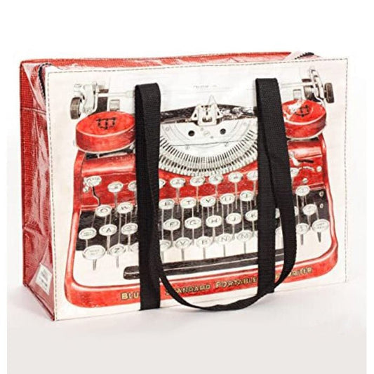Blue Q Shoulder Tote Bag - Typewriter - The Red Dog Gift Shop NZ