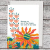 Card - Flowers & Weeds - The Red Dog Gift Shop NZ