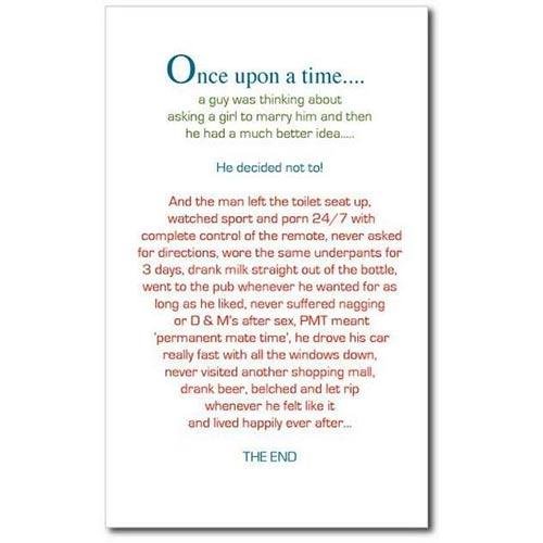 Card - Once Upon A Time Guy - The Red Dog Gift Shop NZ