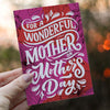 Card - Wonderful Mother - The Red Dog Gift Shop NZ