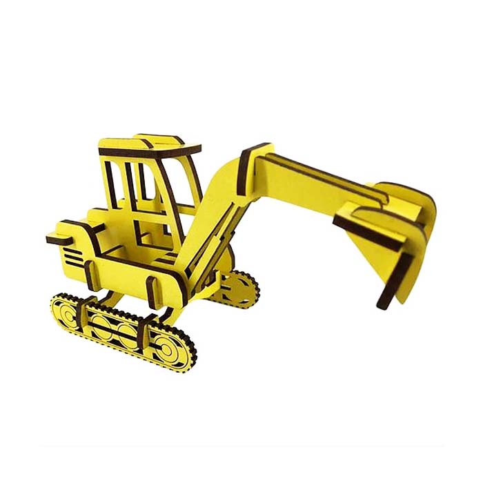 Digger - Wooden Kitset Model - The Red Dog Gift Shop NZ