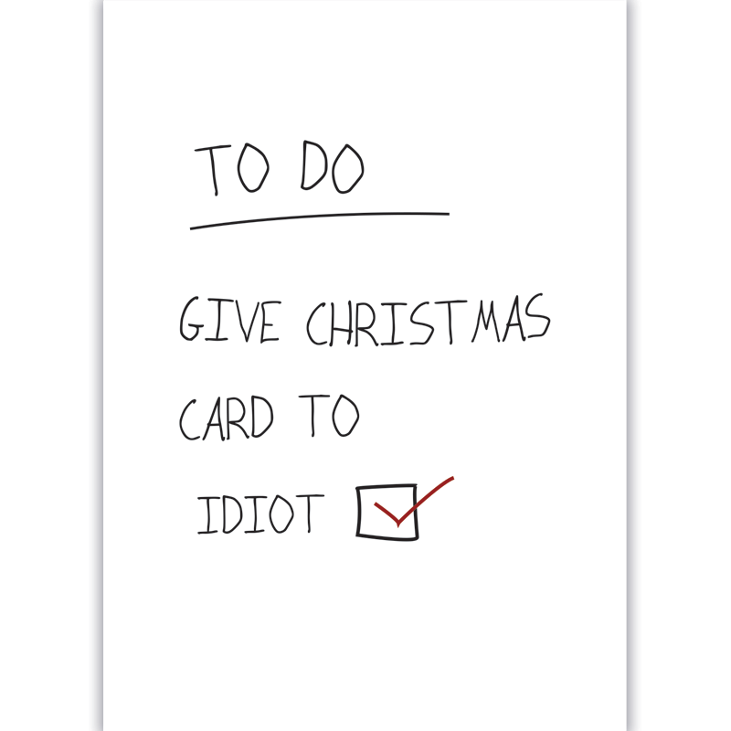 Card - Idiot