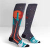 Launch from Earth - Women's Knee Length Socks - The Red Dog Gift Shop NZ