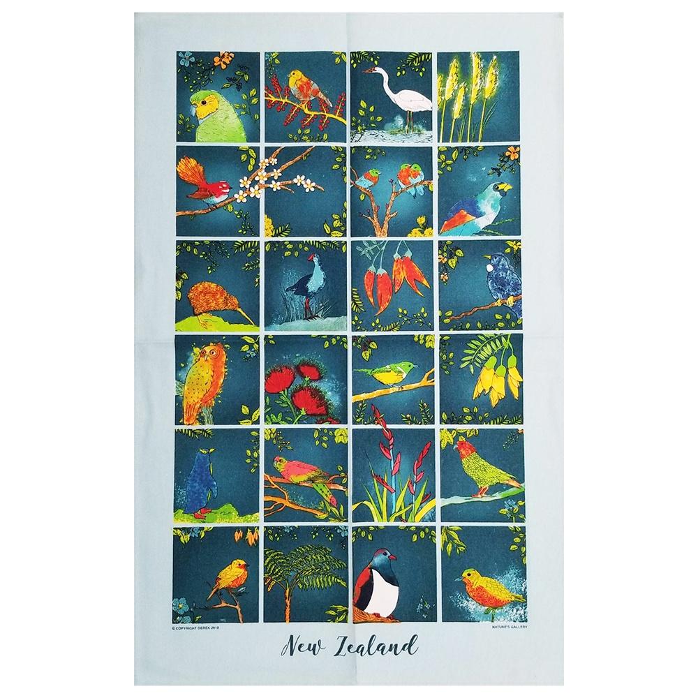 Natures Gallery - Kiwiana Tea Towel - The Red Dog Gift Shop