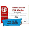 Online Gift Voucher / Code - $100 - The Red Dog Gift Shop NZ