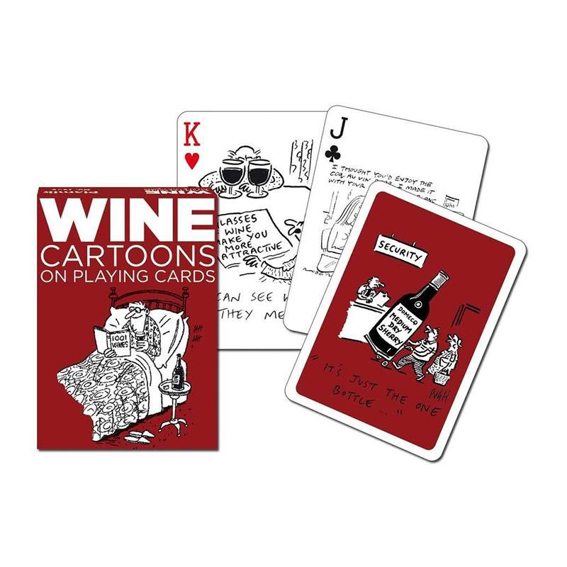 Piatnik Wine Playing Cards - The Red Dog Gift Shop