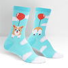 Pup Pup and Away - Women's Crew Socks - The Red Dog Gift Shop