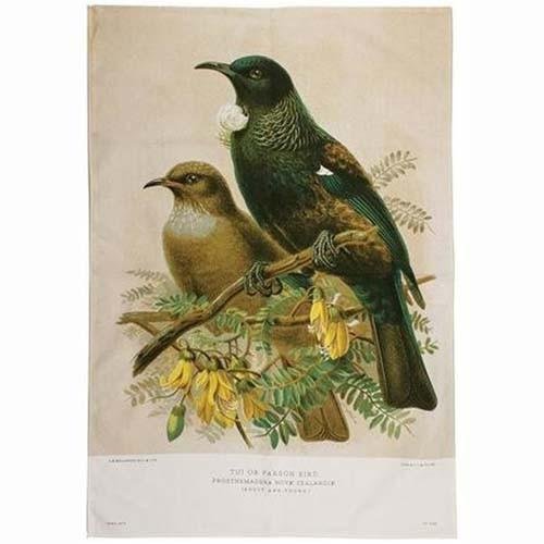 Tui Bird Prestige Tea Towel - The Red Dog Gift Shop