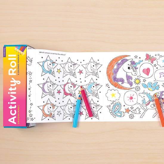 Unicorn Magic Activity Roll - The Red Dog Gift Shop NZ