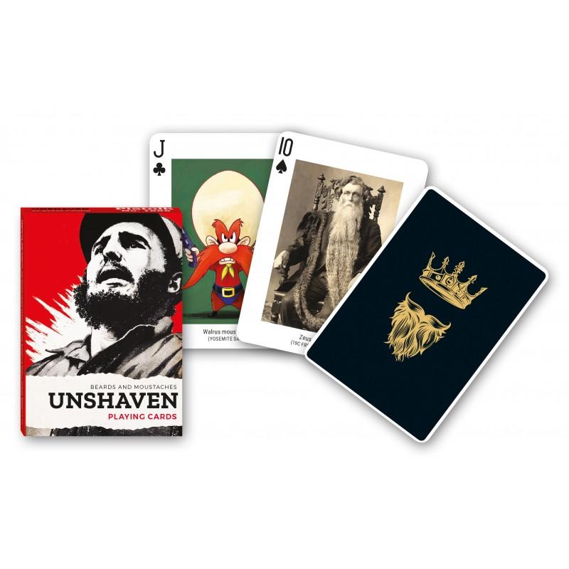 Unshaven Playing Cards - The Red Dog Gift Shop