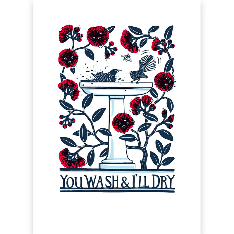 Wash Day - Tea Towel Wolfkamp & Stone