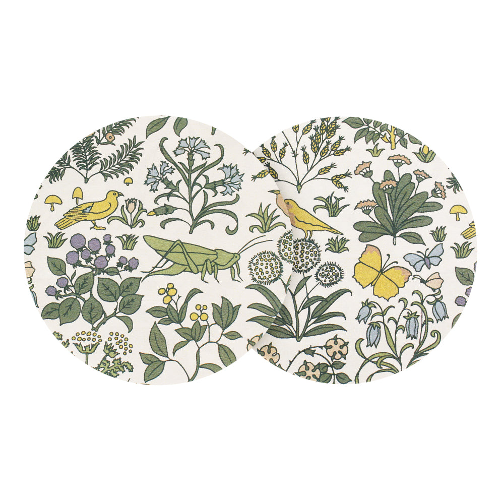 Apothecary's Garden Set of 2 Coasters