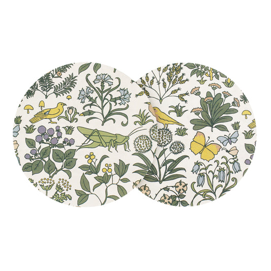 Apothecary's Garden Set of 2 Coasters