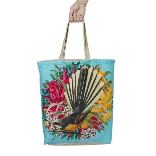 Botanical Fantail Shopping Bag