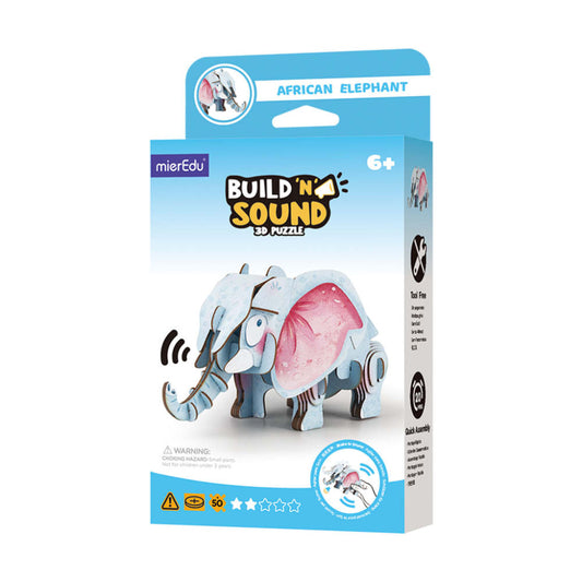 African Elephant - Build 'n' Sound 3D Puzzle