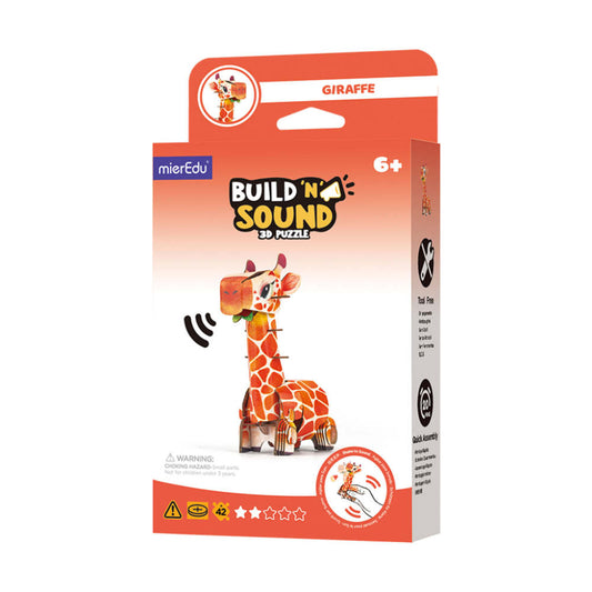 Giraffe - Build 'n' Sound 3D Puzzle