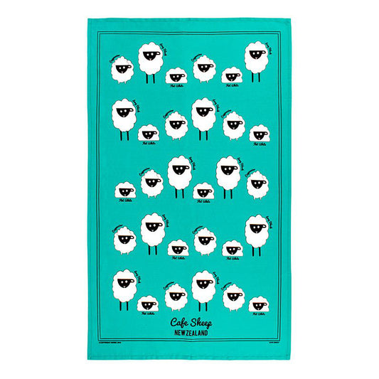 Cafe Sheep Tea Towel