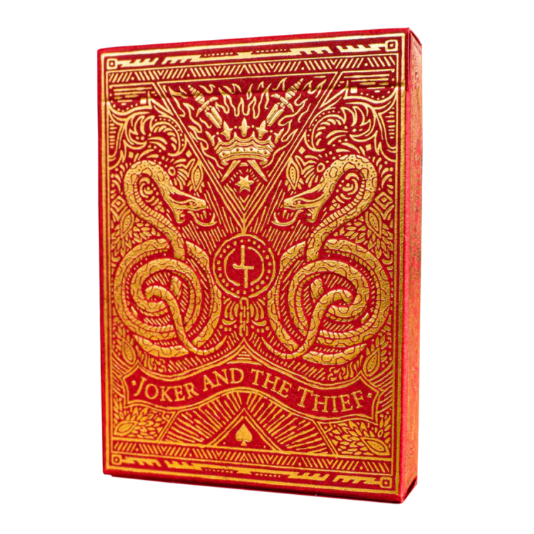 Blood Red Edition - Joker & Thief Playing Cards