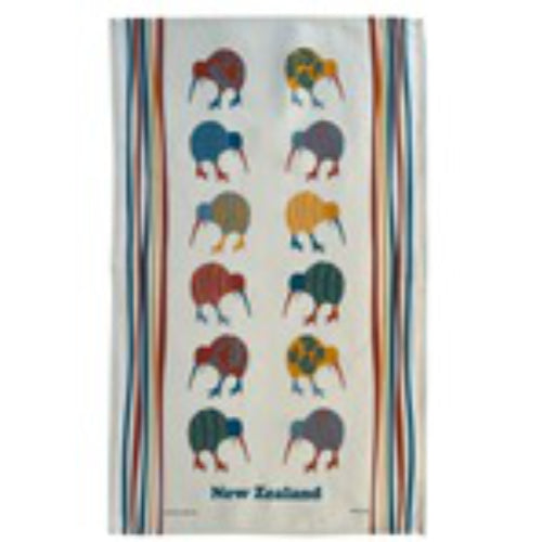 Carnival Kiwi - Tea Towel